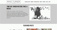 Desktop Screenshot of miketurnerblog.com
